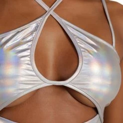 Day G Iridescent For Days Halter Top
