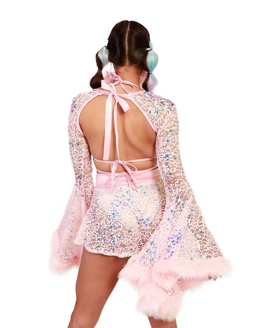 J. Valentine Slice Of Heaven Sequin Ultra Crop Top Clothing 10 J. Valentine Slice Of Heaven Sequin Ultra Crop Top Clothing