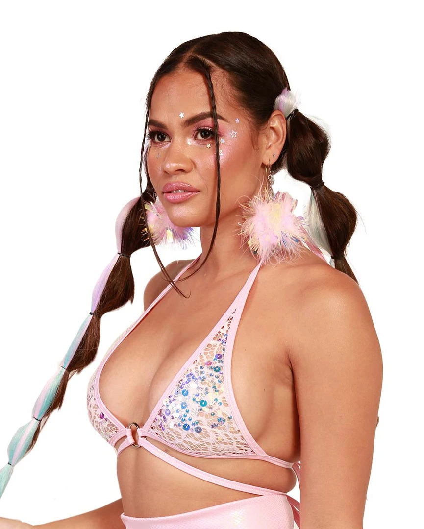 J. Valentine Slice Of Heaven Sequin Wrap Top Clothing 9 J. Valentine Slice Of Heaven Sequin Wrap Top Clothing