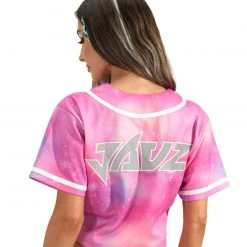 University Customs Jauz X IHR Reflective Galaxy Cropped Jersey