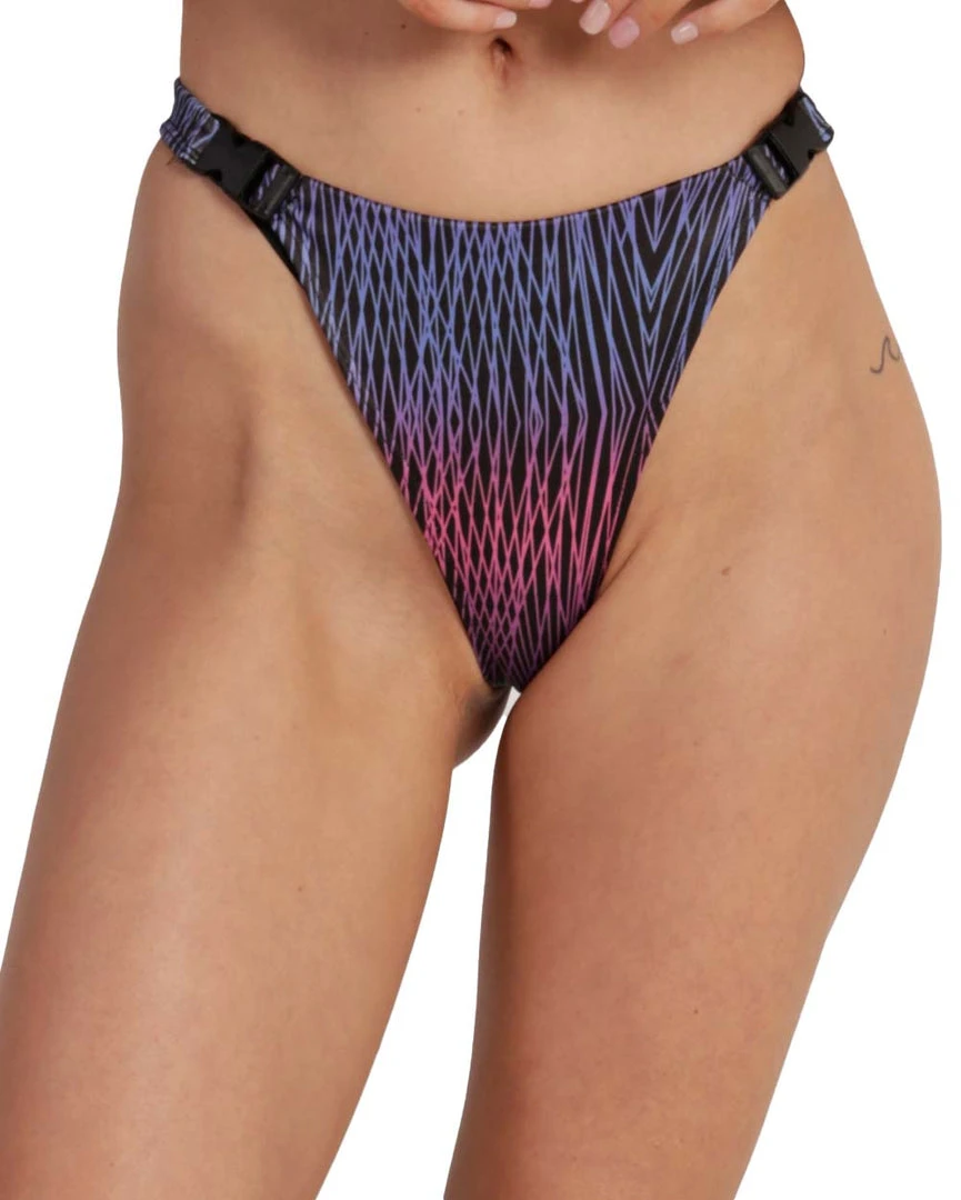 Cherry Mellow, Inc. Kaleidoscope Ripples Speed Clasp Hi-Waist Thong 1 Cherry Mellow, Inc. Kaleidoscope Ripples Speed Clasp Hi-Waist Thong