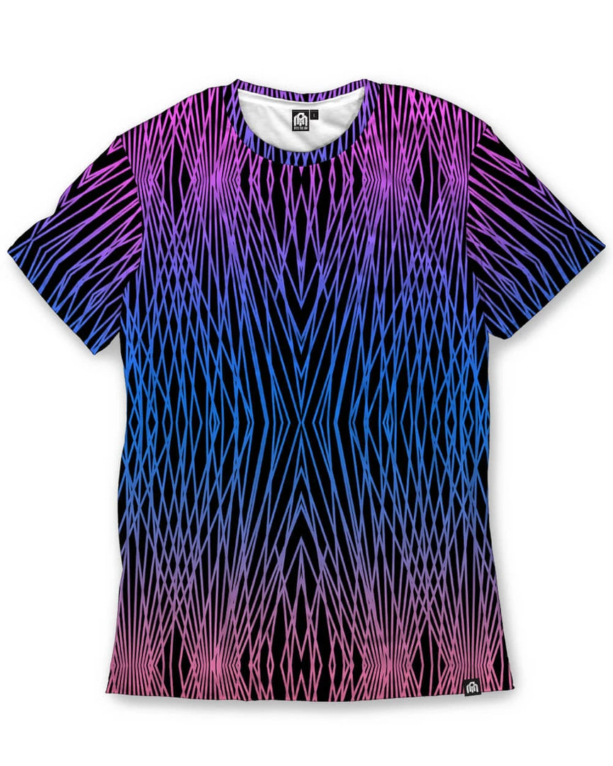INTO THE AM Kaleidoscopic Ripples Tee Men 1 INTO THE AM Kaleidoscopic Ripples Tee Men