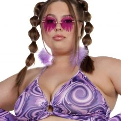 Cherry Mellow, Inc. Kaleidoscopic Kween O-Ring Halter Top 17 Cherry Mellow, Inc. Kaleidoscopic Kween O-Ring Halter Top