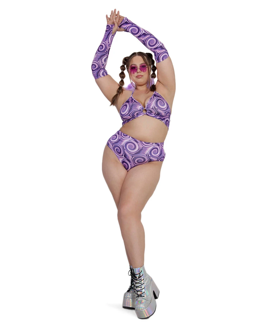 Cherry Mellow, Inc. Kaleidoscopic Kween O-Ring Halter Top 9 Cherry Mellow, Inc. Kaleidoscopic Kween O-Ring Halter Top