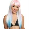 Leg Avenue Accessories Kandi Baby Pastel Ombre Tinsel Wig