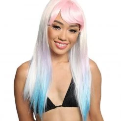 Leg Avenue Accessories Kandi Baby Pastel Ombre Tinsel Wig