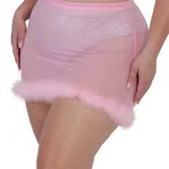 OhYes Keepin' It Cute & Fluffy Mini Skirt Clothing