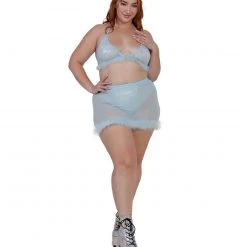 OhYes Keepin' It Cute & Fluffy Triangle Top