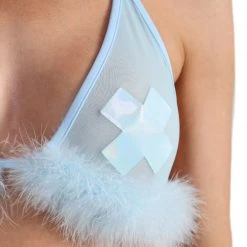 OhYes Keepin' It Cute & Fluffy Triangle Top