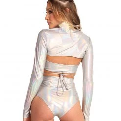 Day G New Arrivals Laser Focus Holo Ultra Crop Top 11 Day G New Arrivals Laser Focus Holo Ultra Crop Top