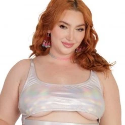 Dippin Daisies Clothing Last To Leave Holo Underboob Top 12 Dippin Daisies Clothing Last To Leave Holo Underboob Top