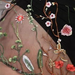 OhYes Lace Flowerfields Mesh Mini Skirt Bottoms