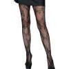Leg Avenue Pretty Please Butterfly Fishnet Tights Plus