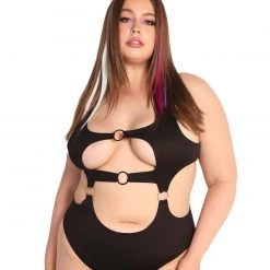 Day G Clothing Let The Games Begin O-Ring Cutout Bodysuit