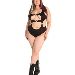 Day G Clothing Let The Games Begin O-Ring Cutout Bodysuit