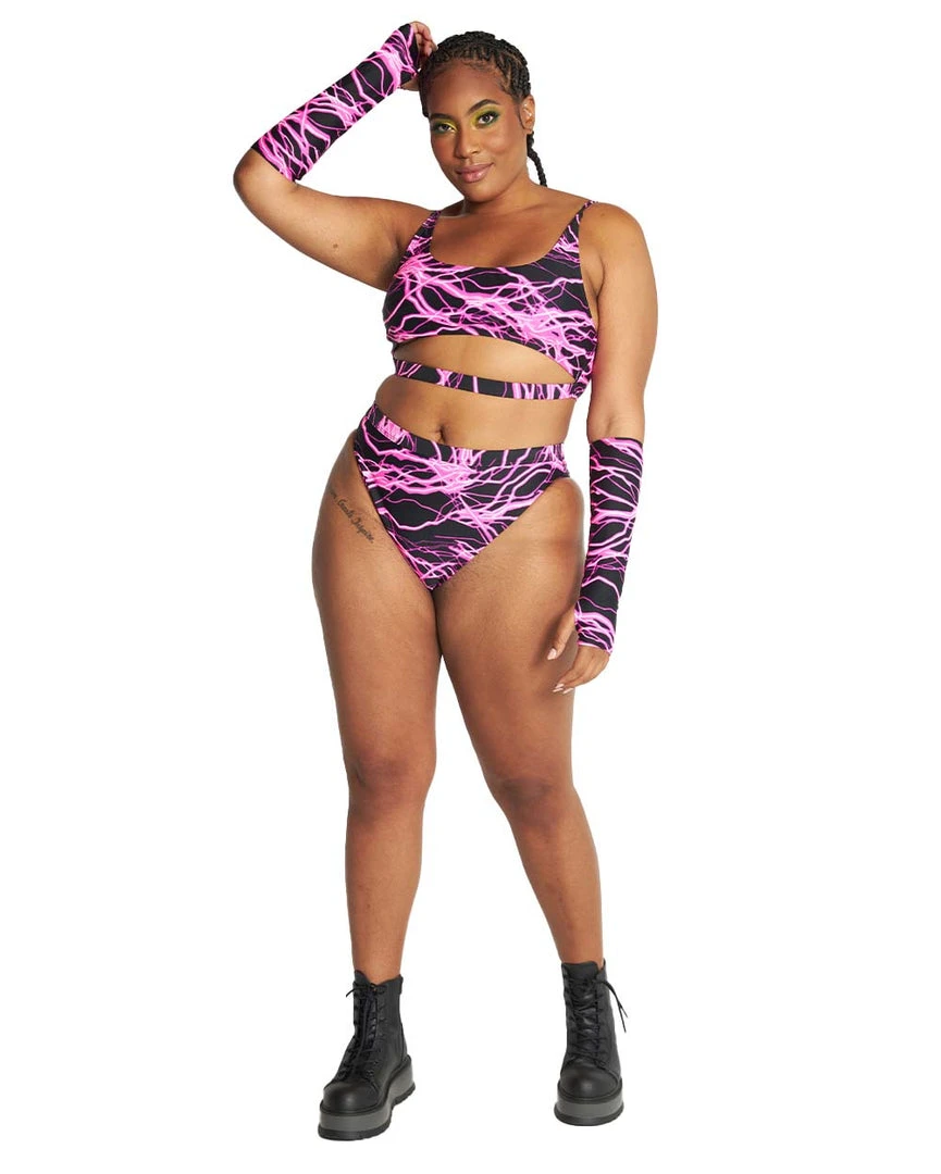 Dippin Daisies Lightning Speed Neon Hi-Cut Bottoms 8 Dippin Daisies Lightning Speed Neon Hi-Cut Bottoms