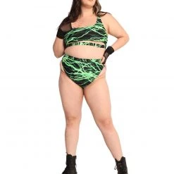 Dippin Daisies Lightning Speed Neon Hi-Cut Bottoms 33 Dippin Daisies Lightning Speed Neon Hi-Cut Bottoms