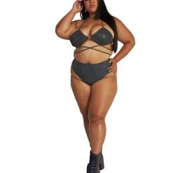 OhYes Clothing Lights Down Low Reflective Wrap Around Top