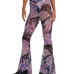 Day G Liquid Tripp Mesh Bell Bottoms Clothing