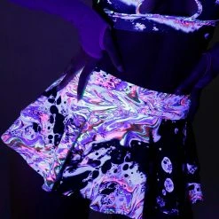 Day G Clothing Liquid Tripp Mini Skater Skirt