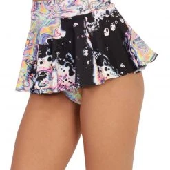 Day G Clothing Liquid Tripp Mini Skater Skirt
