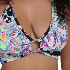 Day G Liquid Tripp O-Ring Halter Crop Top Clothing