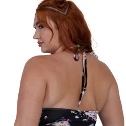 Day G Liquid Tripp O-Ring Halter Crop Top Clothing