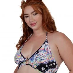 Day G Liquid Tripp O-Ring Halter Crop Top Clothing