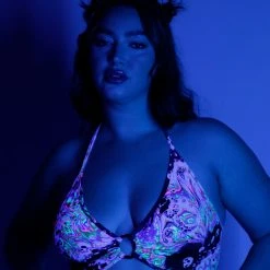 Day G Liquid Tripp O-Ring Halter Crop Top Clothing