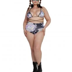 Day G Liquid Tripp Wrap Around Bikini Top Tops