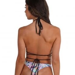 Day G Liquid Tripp Wrap Around Bikini Top Tops