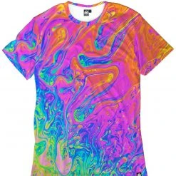 INTO THE AM Men Liquified Tie-Dye Tee