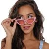 Ole Accessories Livin' The Glam Life Rhinestone Cat Eye Sunglasses