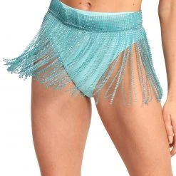 Hot & Delicious Black Bead Love Potion Beaded Fringe Skirt