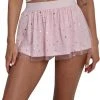 OhYes Bottoms Lucky Star Mesh Mini Skirt