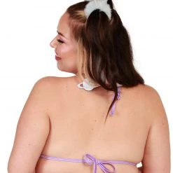 Rolita Couture Clothing Lunita X IHR Ultra Violet Butterfly Kisses Wrap Top