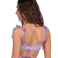 Rolita Couture Lunita X IHR Ultra Violet Euphoric Wrap Top Clothing