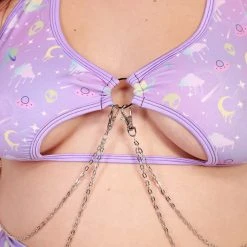 Rolita Couture Lunita X IHR Ultra Violet Rebel Chain Top Clothing 17 Rolita Couture Lunita X IHR Ultra Violet Rebel Chain Top Clothing