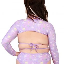 Rolita Couture Clothing Lunita X IHR Ultra Violet Ultra Crop Top 29 Rolita Couture Clothing Lunita X IHR Ultra Violet Ultra Crop Top