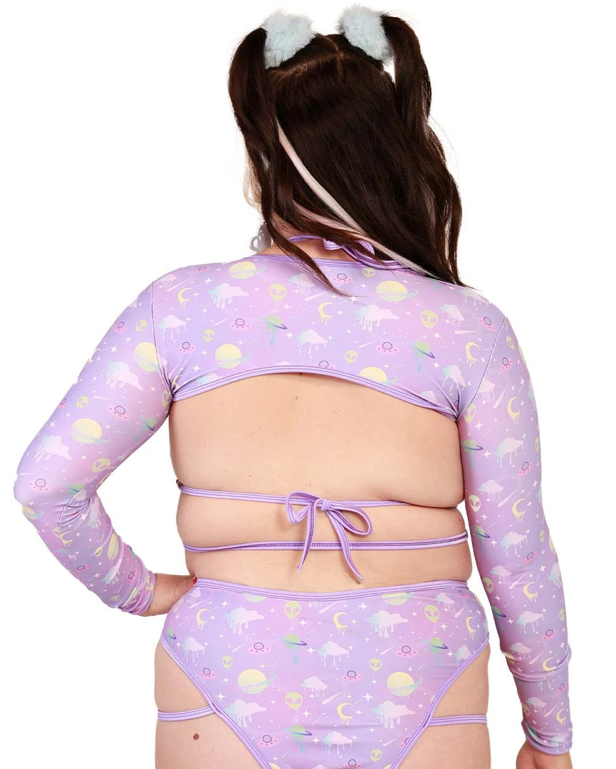 Rolita Couture Clothing Lunita X IHR Ultra Violet Ultra Crop Top 15 Rolita Couture Clothing Lunita X IHR Ultra Violet Ultra Crop Top