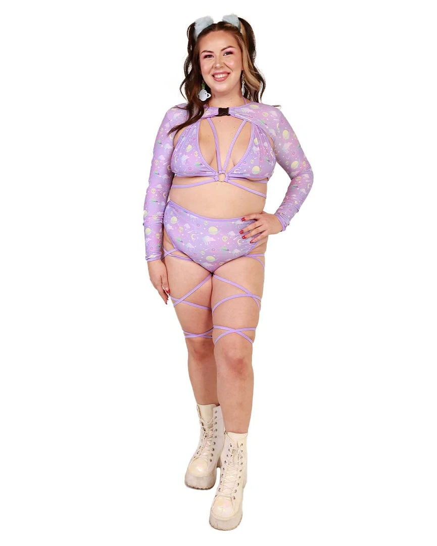 Rolita Couture Clothing Lunita X IHR Ultra Violet Ultra Crop Top 13 Rolita Couture Clothing Lunita X IHR Ultra Violet Ultra Crop Top