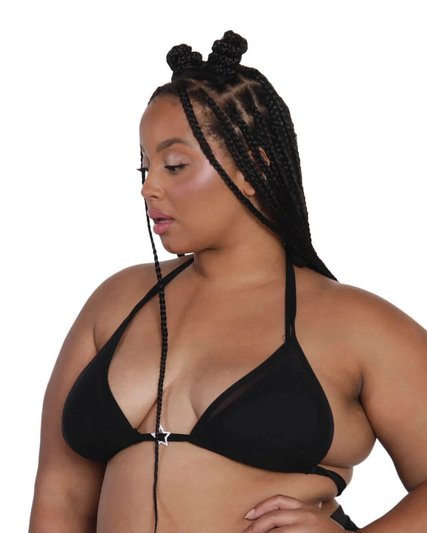 OhYes Tops Super Star Mesh Triangle Top 9 OhYes Tops Super Star Mesh Triangle Top