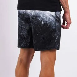 INTO THE AM Bottoms Galaxy Splatter Shorts 9 INTO THE AM Bottoms Galaxy Splatter Shorts