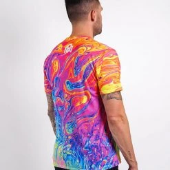 INTO THE AM Men Liquified Tie-Dye Tee 9 INTO THE AM Men Liquified Tie-Dye Tee