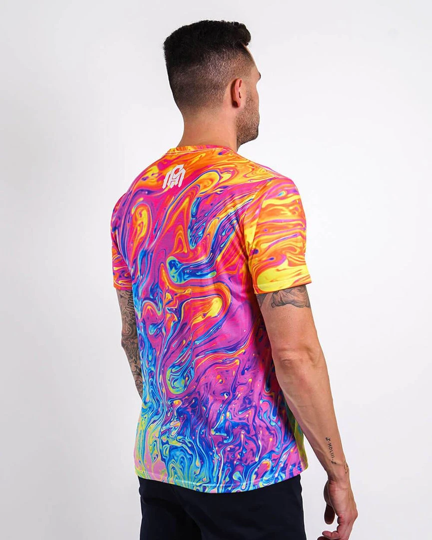 INTO THE AM Men Liquified Tie-Dye Tee 5 INTO THE AM Men Liquified Tie-Dye Tee