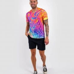 INTO THE AM Men Liquified Tie-Dye Tee 7 INTO THE AM Men Liquified Tie-Dye Tee