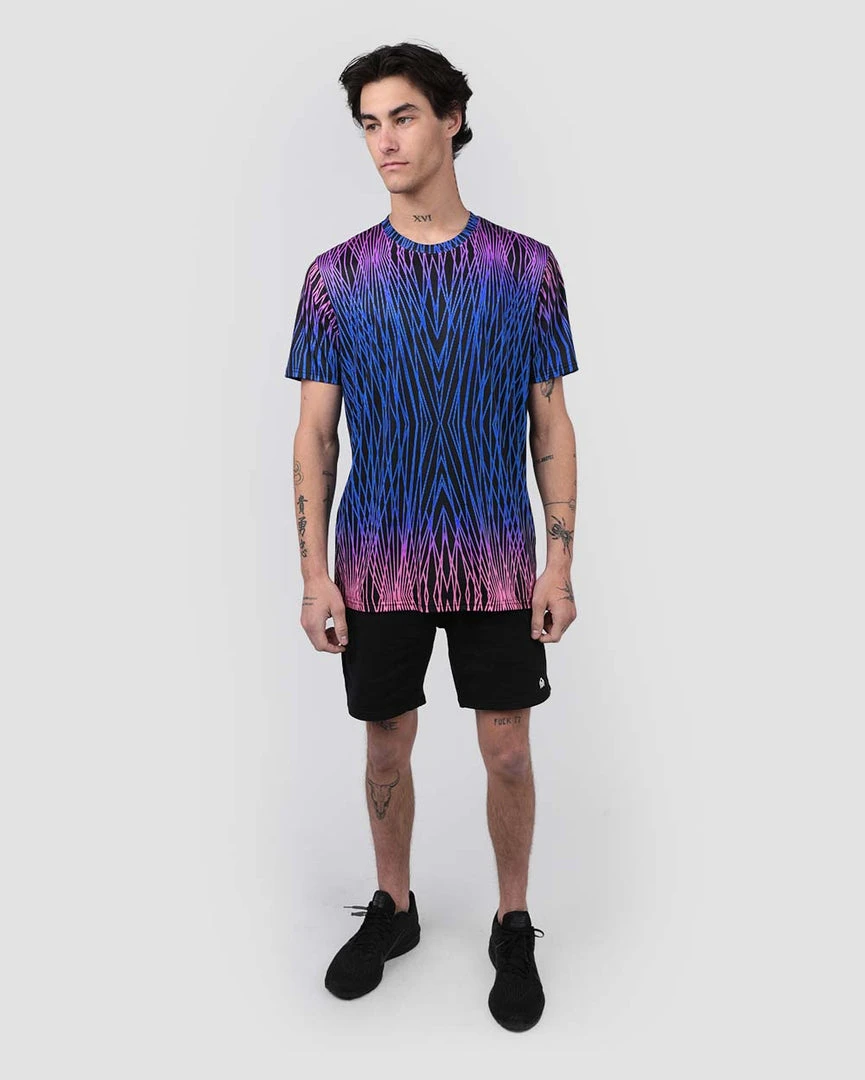 INTO THE AM Kaleidoscopic Ripples Tee Men 3 INTO THE AM Kaleidoscopic Ripples Tee Men
