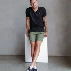 INTO THE AM Basic V-Neck Tee