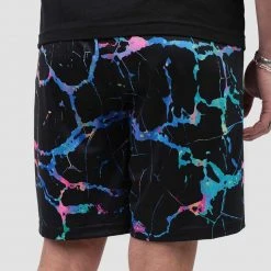 INTO THE AM Men Electric Rainbow Shorts 11 INTO THE AM Men Electric Rainbow Shorts