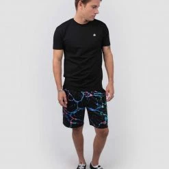 INTO THE AM Men Electric Rainbow Shorts 9 INTO THE AM Men Electric Rainbow Shorts